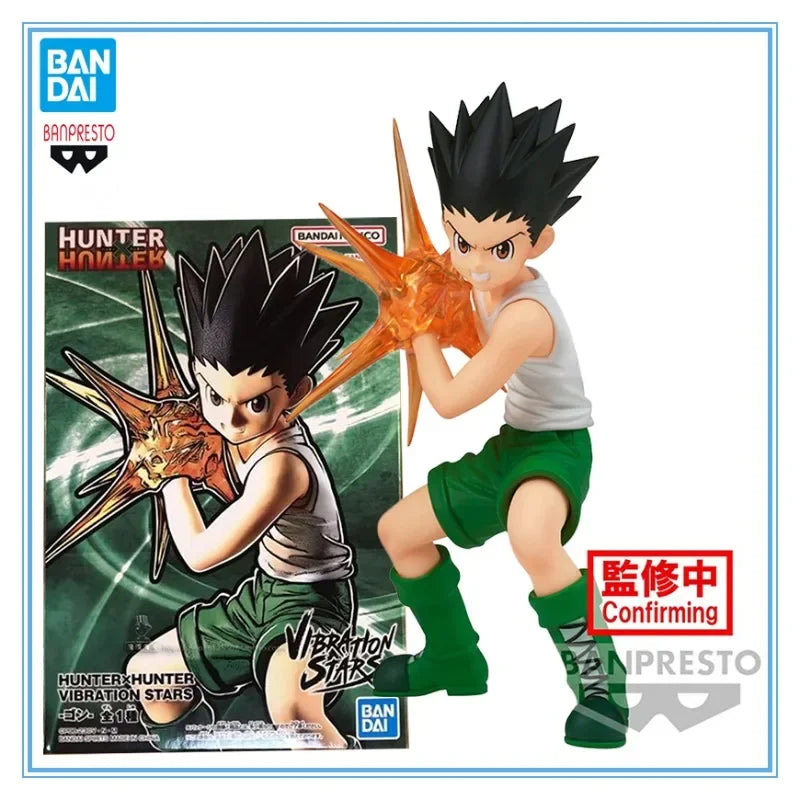 Figura Bandai Banpresto de 11 cm (edición de estrellas vibratorias) Hunter x Hunter | Maqueta en PVC que representa a Gon Freecss. Perfecto para colecciones y como regalo para fans del anime.