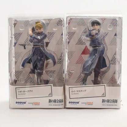 17cm Figurine Fullmetal Alchemist | Figurines POP UP PARADE détaillées de Roy Mustang et Riza Hawkeye. Idéal pour les fans et collectionnuers de l'anime