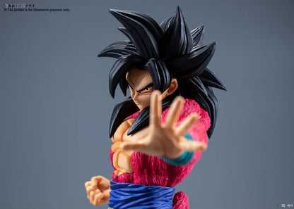 27cm Figurine Dragon Ball | Son Goku Super Saiyan 4 taille extra large. Parfait pour les collectionneurs et un superbe cadeau pour les fans de Dragon Ball GT