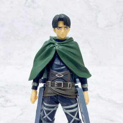 Figuras de Ataque a los Titanes de 16 cm | Figuras coleccionables que representan a Eren, Mikasa y Levi de Attack on Titan. Ideales para fanáticos y coleccionistas, estos modelos detallados traen el mundo del anime a tu espacio. 