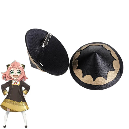 Barrettes Cosplay SPY×FAMILY | Barrettes inspirées des accessoires d'Anya Forger dans Spy x Family, parfaites pour compléter un cosplay ou ajouter une touche kawaii. Accessoires de cheveux idéaux pour les enfants et les fans de l'anime