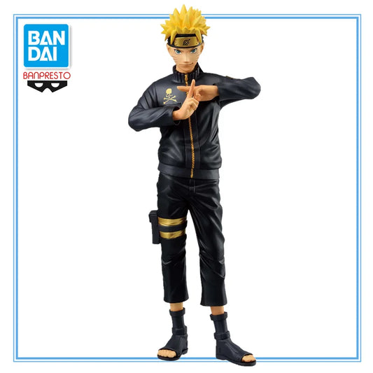 27cm Figurine originale BANDAI BANPRESTO (Grandista Shinobi Relations Naruto Black Version) en édition limitée à 3 exemplaires, modèle de collection rare idéal pour les collectionneurs et les plus grand fans de Naruto
