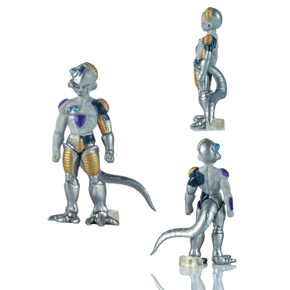 Conjunto de 8 figuras de Freezer | Dragon Ball Z: Colección de figuritas que representan las diferentes transformaciones de Freezer. Perfecto para fans y coleccionistas. 