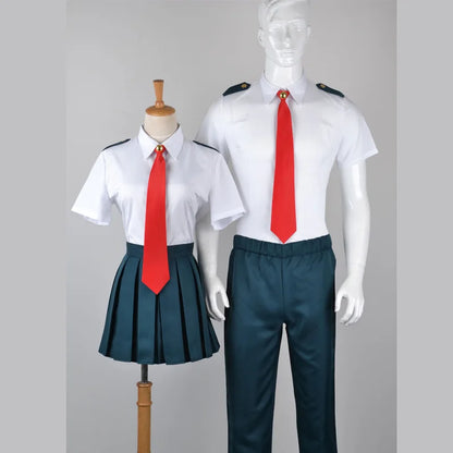 Cosplay completo de UA Hero Academy del uniforme escolar de los héroes del anime. Perfecto para cosplay y eventos como Halloween. Unisex, ideal para los fans de Boku No Hero Academia.