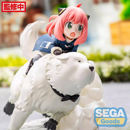 Figura SEGA Luminasta Spy x Family de 16 cm | Anya &amp; Bond Forger, modelo coleccionable inspirado en la misión Extend, perfecto para fans y coleccionistas del anime. 