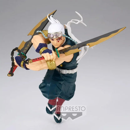 14cm Figurine BANPRESTO Demon Slayer | Figurine Uzui Tengen de Demon Slayer de la série Vibration Stars. Un modèle d'action détaillé, parfait pour les collectionneurs et les fans de l'anime