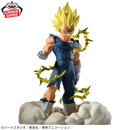 11cm Figurine Dragon Ball Z - Majin Vegeta (History Box) | Figurine officielle Bandai Banpresto représentant Majin Vegeta. Modèle en PVC issu de la collection History Box, parfait pour les fans et collectionneurs de DBZ