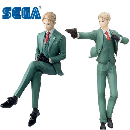 Figuras SEGA SPY×FAMILIAR | Figuras oficiales de SEGA que representan a Loid Forger en acción. Diseñada para los fanáticos de SPY×FAMILY, esta figura es perfecta como artículo de colección o regalo para niños. 