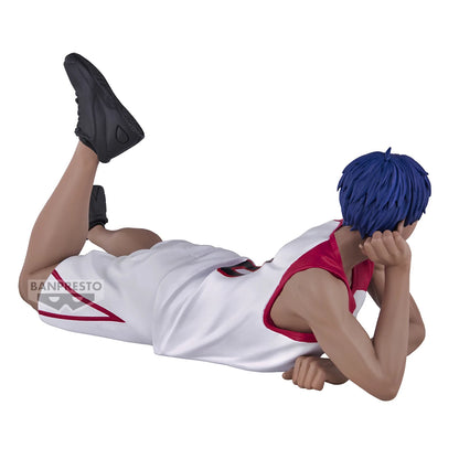 Figuras BANDAI BANPRESTO Kuroko's Basketball ÚLTIMO PARTIDO | Figuras de anime de Kuroko, Kagami, Aomine, Akashi, Murasakibara, Kise y Midorima en pose informal con el cachorro Kuro Junior. Ideal para aficionados y coleccionistas.
