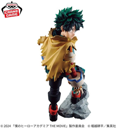 Figura Original BANPRESTO My Hero Academia de 21 cm | Figura de Izuku Midoriya de la película My Hero Academia: You're Next. Producto auténtico BANPRESTO, entregado en caja. ¡Imprescindible para los fans y coleccionistas del anime!