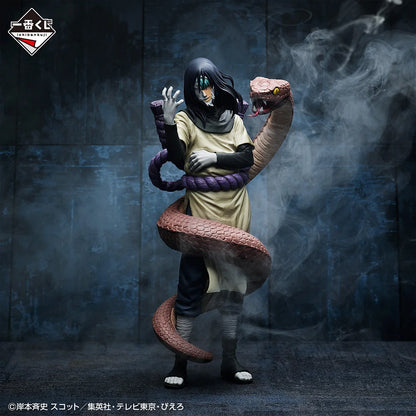 11-25cm BANDAI Ichiban Kuji edición limitada de 3 | Figuras detalladas de PVC de colección de Jiraiya, Orochimaru y Tsunade. Modelos de acción anime, perfectos para colecciones y como regalo para fans de Naruto.