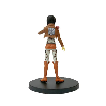 Figuras de Ataque a los Titanes de 16 cm | Figuras coleccionables que representan a Eren, Mikasa y Levi de Attack on Titan. Ideales para fanáticos y coleccionistas, estos modelos detallados traen el mundo del anime a tu espacio. 