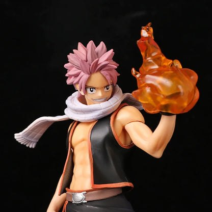 Figura BANDAI Fairy Tail de 19cm | Figura original BANDAI de Natsu Dragnir en modo combate. Modelo muy detallado, perfecto como regalo para coleccionistas y fanáticos del anime.