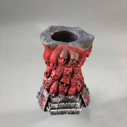 Porte-Bougie en résine avec support inspiré de l'univers de BERSERK, idéale pour les décorations d'Halloween ou thématiques. Cadeau parfait pour les amateurs d'anime et d'objets uniques