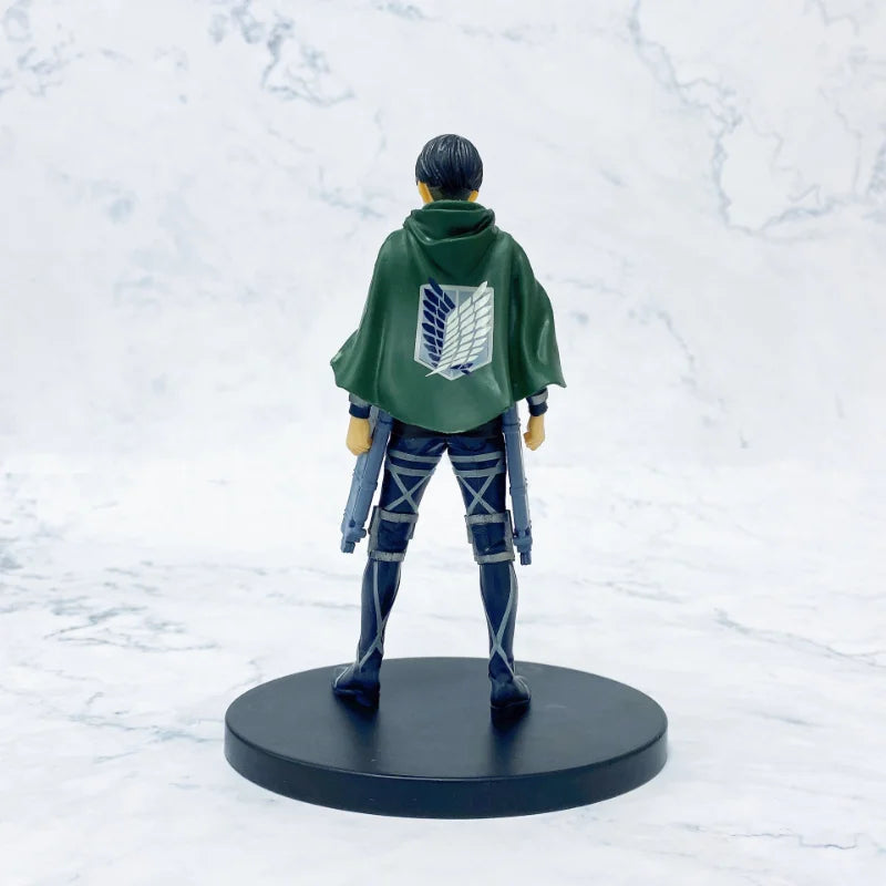 Figuras de Ataque a los Titanes de 16 cm | Figuras coleccionables que representan a Eren, Mikasa y Levi de Attack on Titan. Ideales para fanáticos y coleccionistas, estos modelos detallados traen el mundo del anime a tu espacio. 