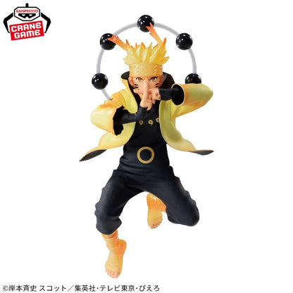 14cm Figurine Bandai BANPRESTO (édition Vibration Stars Spécial) - Naruto Shippuden | Modèle en PVC de  Uzumaki Naruto en mode Rikudô Sennin, idéal pour les collectionneurs et fans d'anime. Parfait comme jouet, décoration ou cadeau