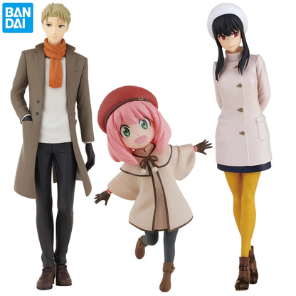 Figuras Banpresto DXF SPY×FAMILY | Spy x Family CODE: Figuras blancas de edición especial, que representan a Anya, Loid y Yor Forger. Una gran adición a cualquier colección de anime o un regalo perfecto para los fans. 
