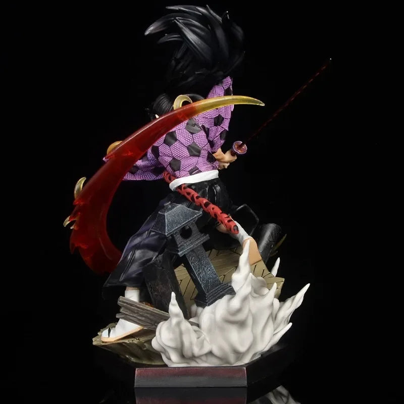 Figuras de Demon Slayer | Figuras que representan a Zenitsu, Kanroji, Akaza, Shinobu, Muichiro, Kyojuro y Kokushibo. Perfectas para decorar un escritorio o estante, estas figuras detalladas son ideales para los fanáticos de Demon Slayer. 