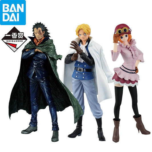 Figura de una pieza de 24 cm | Koala, Sabo y Monkey D. Dragón. Producto oficial de Bandai Ichiban, ideal para los fans de los Revolucionarios. Esta figura de alta calidad captura los detalles dinámicos de los personajes. 