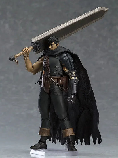 Figura BANDAI Berserk de 17cm | Figura de Guts en versión Black Swordsman con piezas intercambiables. Modelo de PVC ideal para fans y coleccionistas de Berserk.
