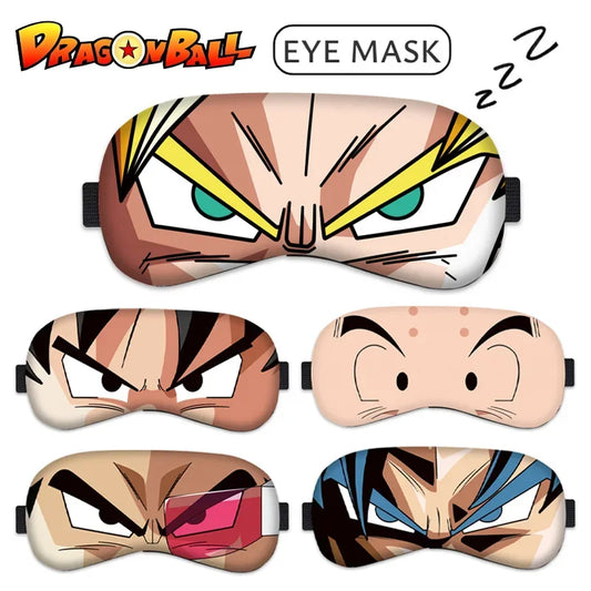 Dragon Ball Sleep Mask, a soft and creative eye blindfold. Great for naps and protecting your eyes, perfect for anime fans! 