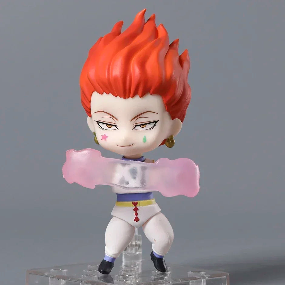 Figura Cazador x Cazador de 10 cm | Adorable figura de acción con personajes icónicos del anime HxH, ideal para coleccionistas. ¡Un regalo creativo perfecto para los fanáticos del anime!