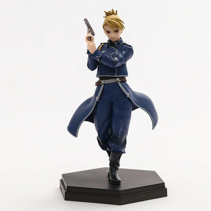17cm Figurine Fullmetal Alchemist | Figurines POP UP PARADE détaillées de Roy Mustang et Riza Hawkeye. Idéal pour les fans et collectionnuers de l'anime