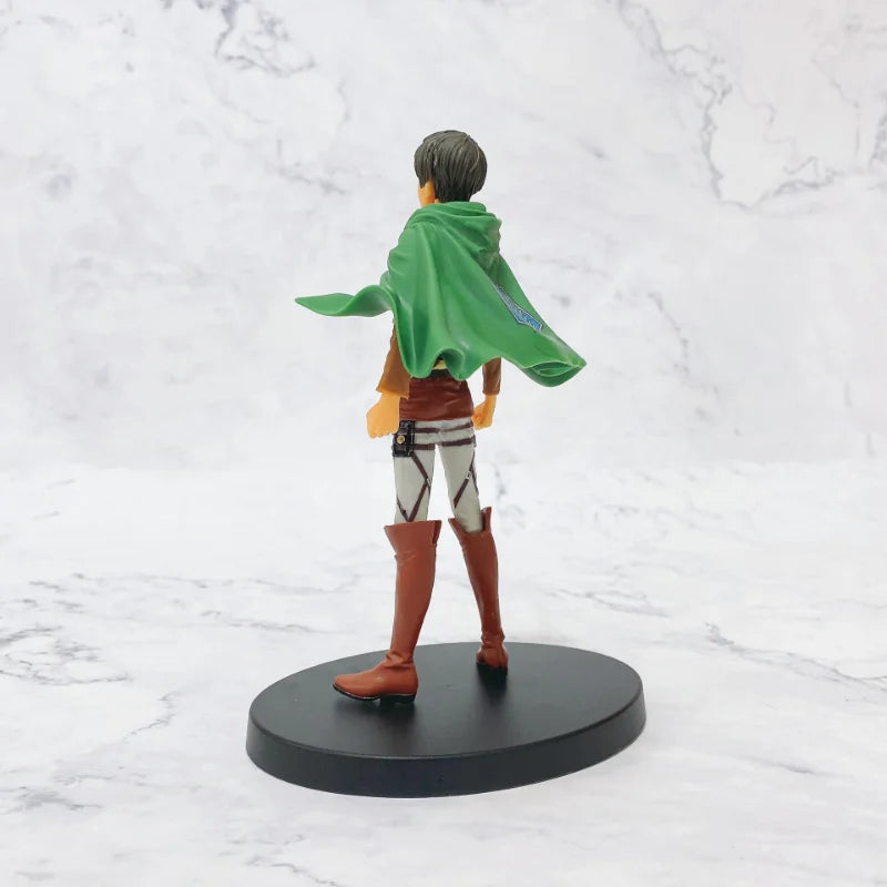 Figuras de Ataque a los Titanes de 16 cm | Figuras coleccionables que representan a Eren, Mikasa y Levi de Attack on Titan. Ideales para fanáticos y coleccionistas, estos modelos detallados traen el mundo del anime a tu espacio. 