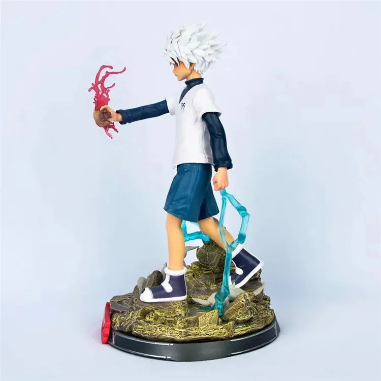28cm Figurines Hunter X Hunter | Gon Freecss et Killua Zoldyck. Ces modèles détaillés sont parfaits pour les fans de l'anime, excellent cadeau ou pièce de collection