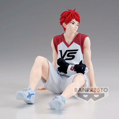 Figuras BANDAI BANPRESTO Kuroko's Basketball ÚLTIMO PARTIDO | Figuras de anime de Kuroko, Kagami, Aomine, Akashi, Murasakibara, Kise y Midorima en pose informal con el cachorro Kuro Junior. Ideal para aficionados y coleccionistas.