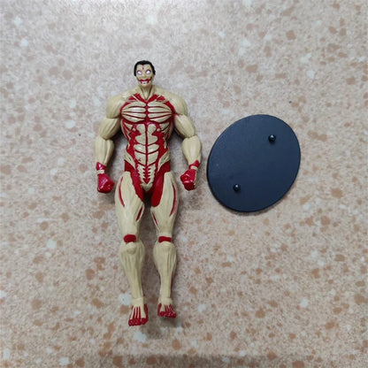 Figuras de Ataque a los Titanes | Conjunto de 10 figuras de acción de Attack on Titan. Perfectas para niños y coleccionistas, estas figuras son ideales como juguetes o regalos para los fanáticos del anime. 