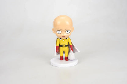 Figura One Punch Man de 10 cm | Figuras que representan a Saitama en 3 poses diferentes. Ideal para coleccionistas y fanáticos de One Punch Man. Perfecto como decoración o regalo.