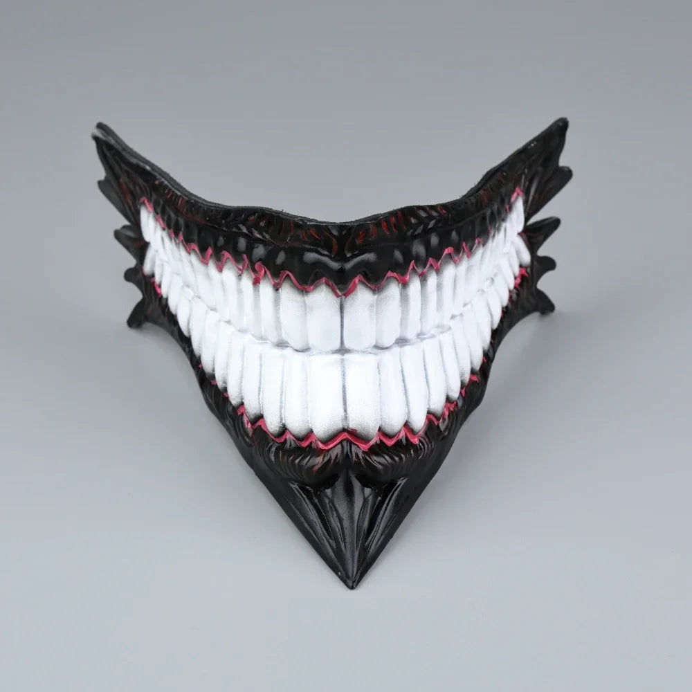 Máscara de miedo inspirada en el personaje Okarun de Dan Da Dan. Perfecto para Halloween, disfraces o eventos de cosplay. ¡Tamaño adulto, ideal para completar tu disfraz e impresionar a los fans del anime!