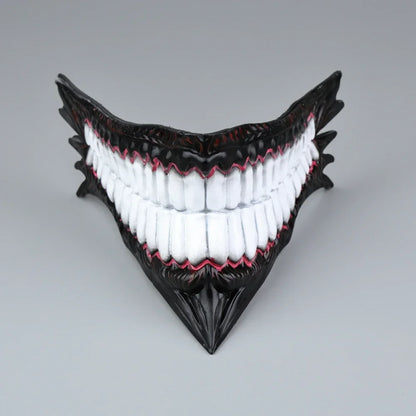 Máscara de miedo inspirada en el personaje Okarun de Dan Da Dan. Perfecto para Halloween, disfraces o eventos de cosplay. ¡Tamaño adulto, ideal para completar tu disfraz e impresionar a los fans del anime!