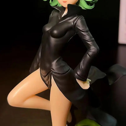 Figura One Punch Man de 22 cm | Figura de PVC de Tatsumaki, también conocido como Tragic Tornado, de One Punch Man. Un modelo coleccionable ideal para los fans del anime y un regalo perfecto para los niños.