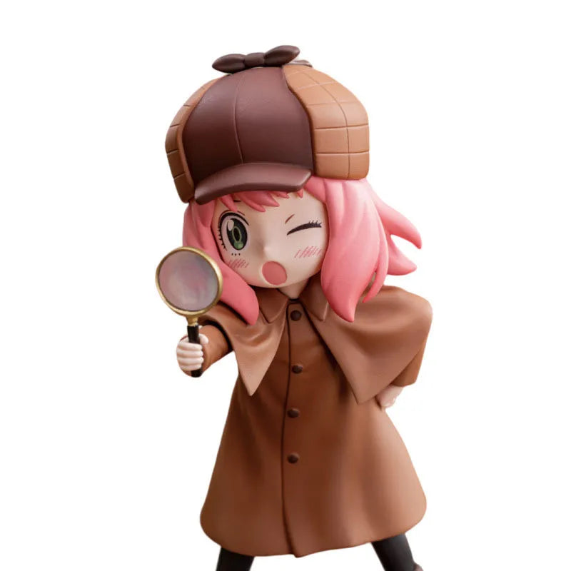 Figura ESPÍA×FAMILIAR de 13cm | Figura que representa a Anya Forger con su traje de detective, inspirada en la animación. Perfecta para los fanáticos de SPY×FAMILY, esta figura es ideal como modelo coleccionable o regalo único. 