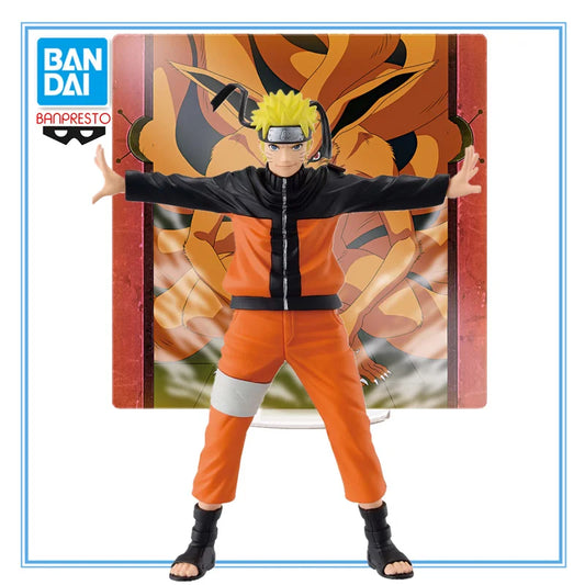 Figura Bandai Banpresto de 13 cm (edición PANEL SPECTACLE) Naruto Shippûden | Figura de acción de PVC Naruto Uzumaki. Modelo de coleccionista para fanáticos del anime.