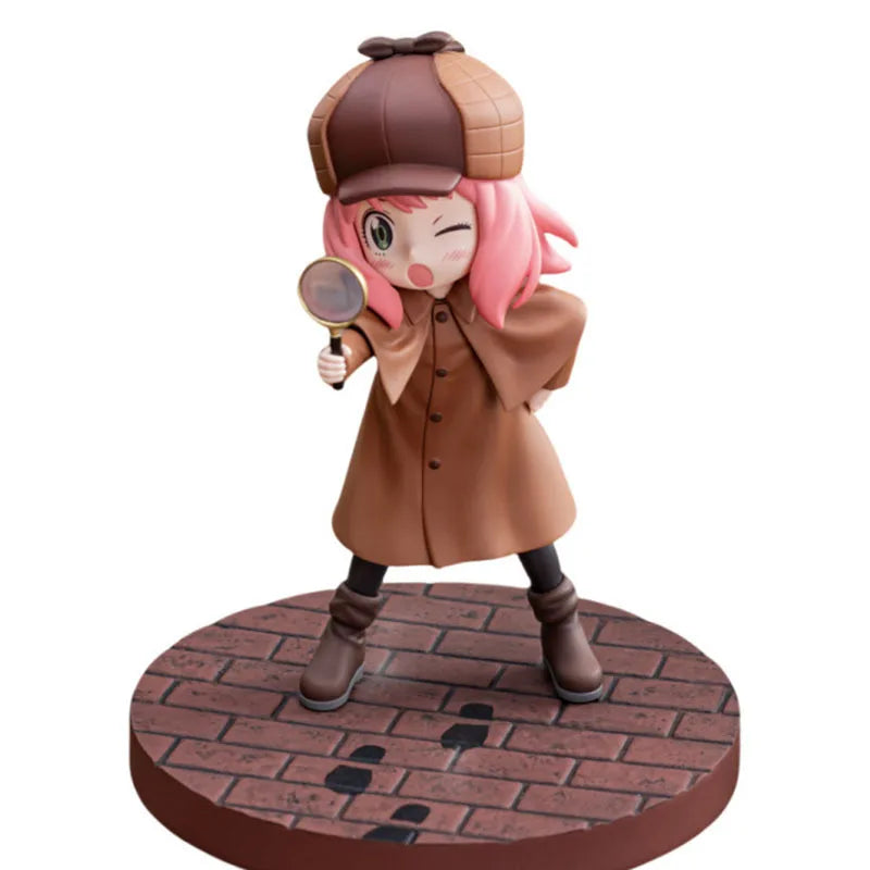 Figura ESPÍA×FAMILIAR de 13cm | Figura que representa a Anya Forger con su traje de detective, inspirada en la animación. Perfecta para los fanáticos de SPY×FAMILY, esta figura es ideal como modelo coleccionable o regalo único. 