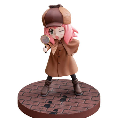 Figura ESPÍA×FAMILIAR de 13cm | Figura que representa a Anya Forger con su traje de detective, inspirada en la animación. Perfecta para los fanáticos de SPY×FAMILY, esta figura es ideal como modelo coleccionable o regalo único. 