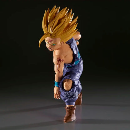 10-13cm Figurine Dragon Ball Z | Figurine officielle Banpresto de la gamme Match Makers représentant Gohan affrontant Cell. Modèle en PVC détaillé, idéal pour les collectionneurs et fans de DBZ