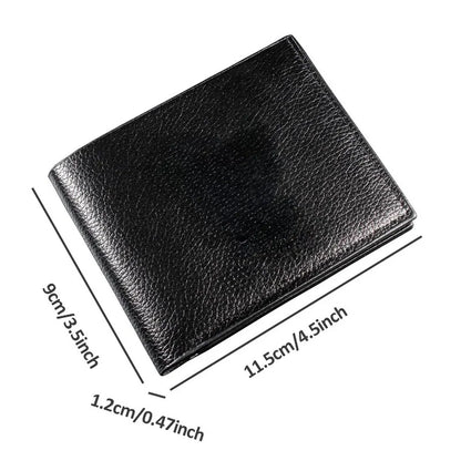 Cartera de piel sintética de una pieza de 12 x 9 cm. Elegante cartera negra y marrón decorada con logotipos de personajes de One Piece, ¡ideal para fans! 