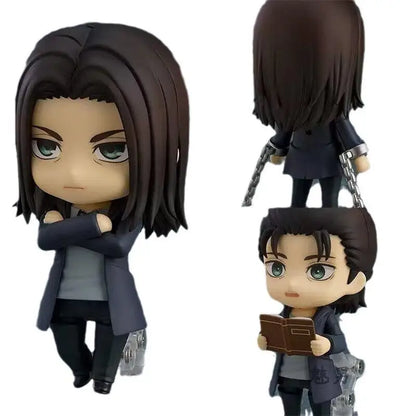 Figura Ataque a los Titanes de 10 cm | Figura coleccionable de Eren Jaeger de la última temporada de Attack on Titan, ideal como modelo de colección para fans y perfecto como regalo de Navidad. 