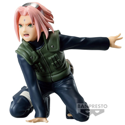 Figura Bandai Banpresto de 12 cm (Edición Panel Spectacle) Naruto Shippûden | Figura de colección que representa a Haruno Sakura. Un modelo detallado y dinámico, perfecto para fans del anime y como regalo para niños.