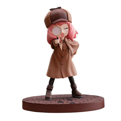 Figura ESPÍA×FAMILIAR de 13cm | Figura que representa a Anya Forger con su traje de detective, inspirada en la animación. Perfecta para los fanáticos de SPY×FAMILY, esta figura es ideal como modelo coleccionable o regalo único. 