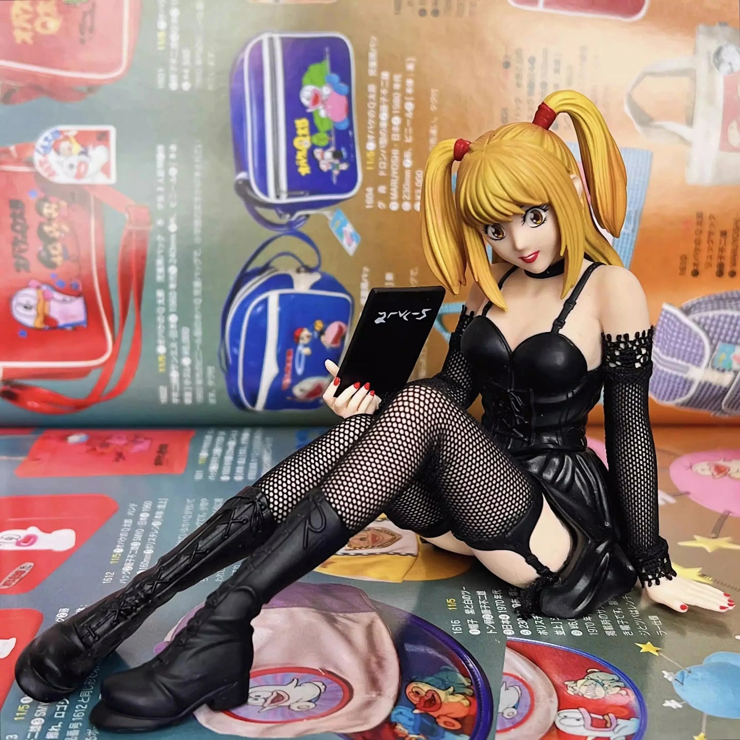 Figura de la nota de muerte de 12 cm | Figura de PVC de Misa Amane, personaje icónico de Death Note, perfecta para coleccionistas y como regalo para fans.