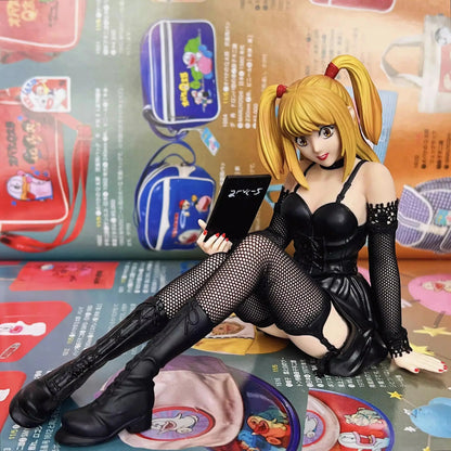 Figura de la nota de muerte de 12 cm | Figura de PVC de Misa Amane, personaje icónico de Death Note, perfecta para coleccionistas y como regalo para fans.