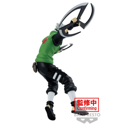 Figura Banpresto Original Bandai de 13cm | Modelo en PVC de Kakashi Hatake. Ideal para decoración de escritorio o como regalo para niños y fanáticos del anime.