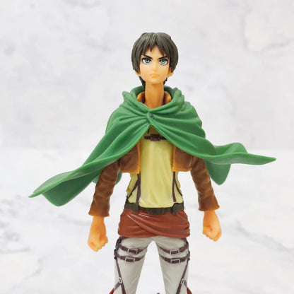 Figuras de Ataque a los Titanes de 16 cm | Figuras coleccionables que representan a Eren, Mikasa y Levi de Attack on Titan. Ideales para fanáticos y coleccionistas, estos modelos detallados traen el mundo del anime a tu espacio. 