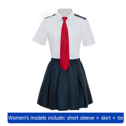 Cosplay completo de UA Hero Academy del uniforme escolar de los héroes del anime. Perfecto para cosplay y eventos como Halloween. Unisex, ideal para los fans de Boku No Hero Academia.