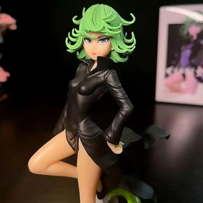 Figura One Punch Man de 22 cm | Figura de PVC de Tatsumaki, también conocido como Tragic Tornado, de One Punch Man. Un modelo coleccionable ideal para los fans del anime y un regalo perfecto para los niños.